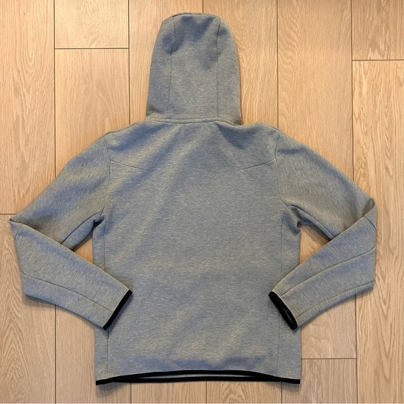 Nike Tech Fleece Pullover Hoodie Grey Size Small - Picture 7 of 8